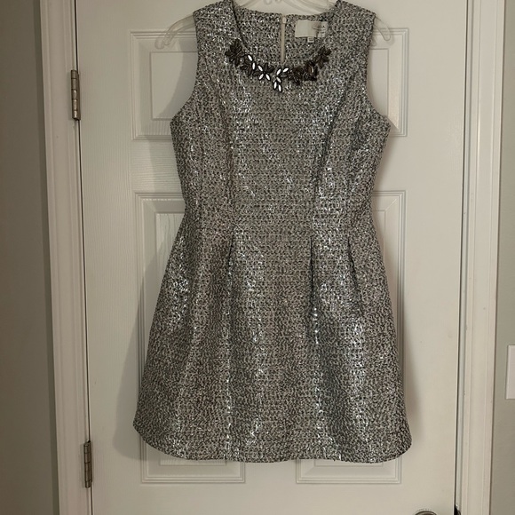 J.O.A. Dresses & Skirts - Metallic Jeweled Cocktail Dress